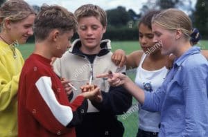 Kids Smoking - thinking it is fun